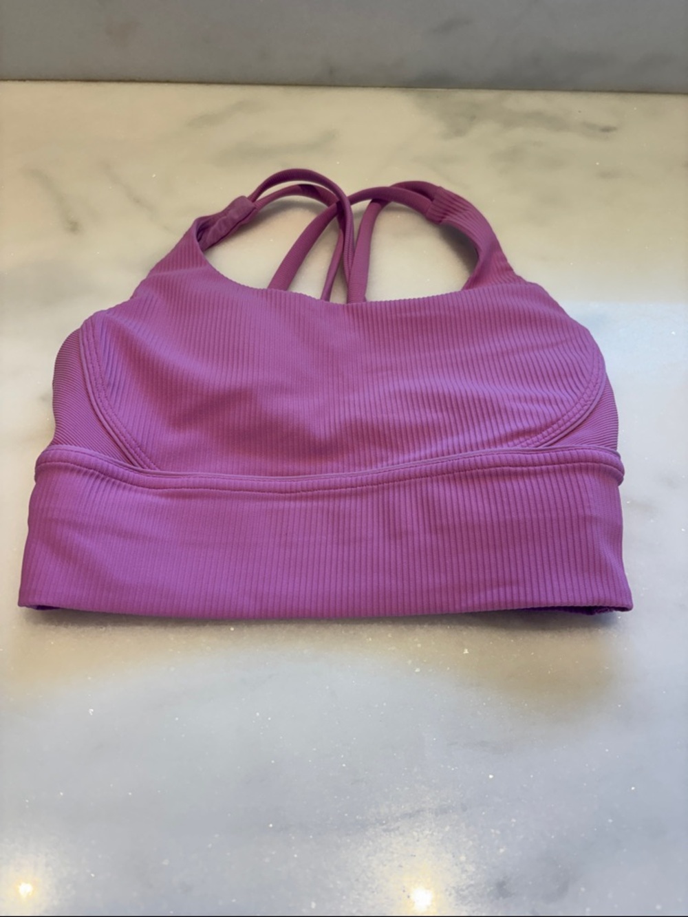 lululemon athletica Ribbed Purple Swim Bikini Top